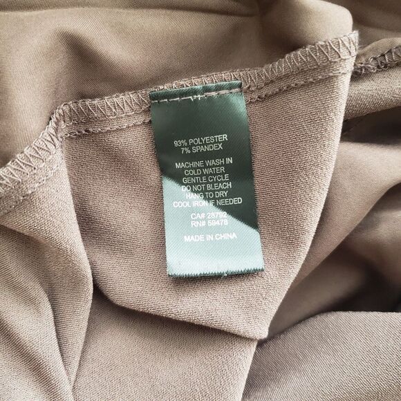 Joie Tapered Leg Mauve Elastic Drawstring Waist Slit Hem Pants size XL - Picture 7 of 7